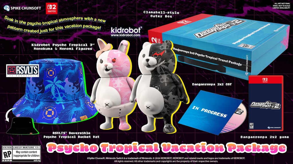 Danganronpa 2: Psycho Tropical Vacation Package for Nintendo Switch: $139.99 Danganronpa 2: Psycho Tropical Vacation Package for Nintendo Switch: $139.99
