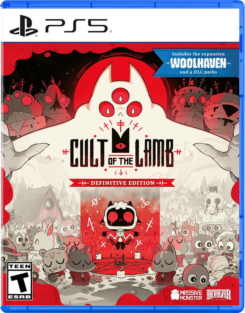 Cult of the Lamb Definitive Edition for PlayStation 5: $49.99 Cult of the Lamb Definitive Edition for PlayStation 5: $49.99