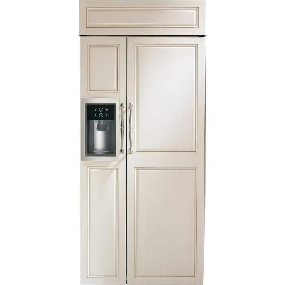 36-Inch 20.4-Cubic Foot Panel-Ready Smart Built-in Side-by-Side Refrigerator: $10,200 36-Inch 20.4-Cubic Foot Panel-Ready Smart Built-in Side-by-Side Refrigerator: $10,200