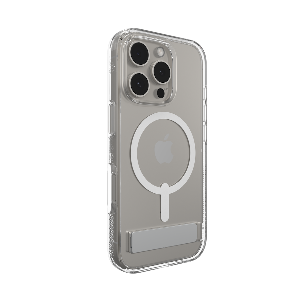 ZAGG Crystal Palace Snap MagSafe Case with Kickstand for iPhone 16 Pro: $49.99 ZAGG Crystal Palace Snap MagSafe Case with Kickstand for iPhone 16 Pro: $49.99