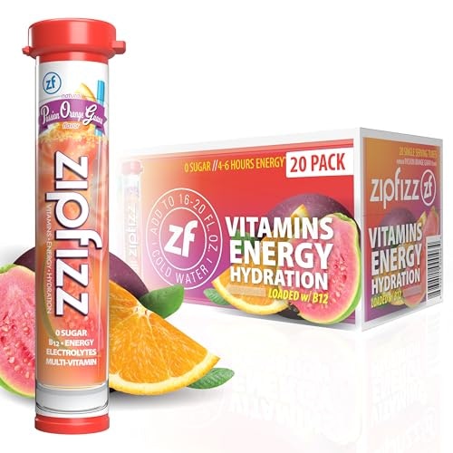 Zipfizz Sugar-Free Energy Drink Powder Tubes 20-Pack: $25.99 Zipfizz Sugar-Free Energy Drink Powder Tubes 20-Pack: $25.99