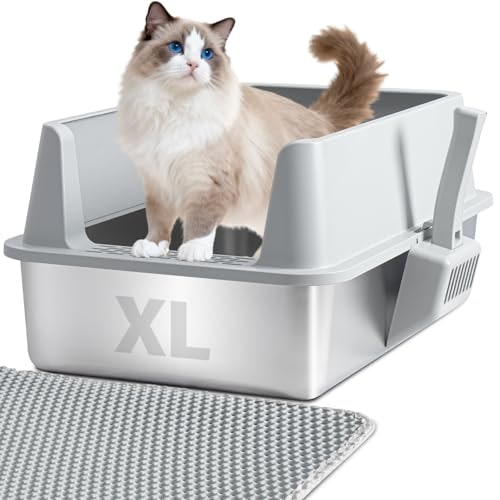 Holintan XL Stainless Steel Litter Box with Lid: $35.69 Holintan XL Stainless Steel Litter Box with Lid: $35.69