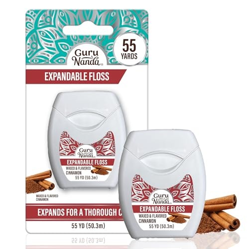 GuruNanda Expandable Waxed Dental Floss 55-Yard Spool: $0.98 GuruNanda Expandable Waxed Dental Floss 55-Yard Spool: $0.98
