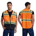 SRsafety High Visibility Mesh Safety Vest for $6 + free shipping w/ Prime