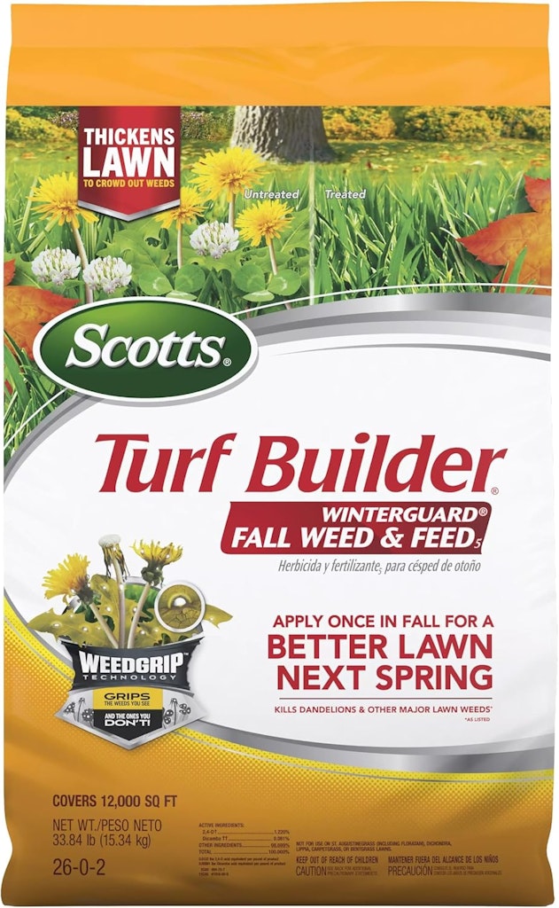Scotts Turf Builder WinterGuard Fall Weed & Feed5 33.84-lb. Bag: $56