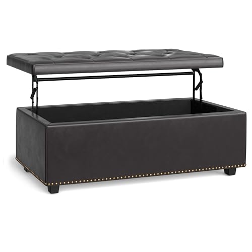 SimpliHome Hamilton 44-inch Lift Top Storage Ottoman: $147.82 SimpliHome Hamilton 44-inch Lift Top Storage Ottoman: $147.82