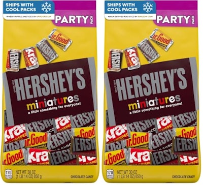 Hershey's Miniatures Assorted Chocolate Candy 30-oz. Bag 2-Pack for $24.80 + free shipping w/ Prime