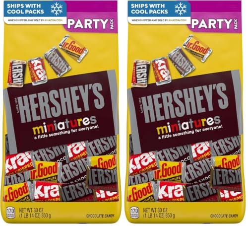 Hershey's Miniatures Assorted Chocolate Candy 30-oz. Bag 2-Pack: $24.80 Hershey's Miniatures Assorted Chocolate Candy 30-oz. Bag 2-Pack: $24.80