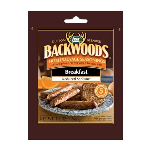 Lem Products Backwoods Reduced Sodium Breakfast Sausage Seasoning 1.6oz: $3.37 Lem Products Backwoods Reduced Sodium Breakfast Sausage Seasoning 1.6oz: $3.37