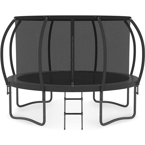 Altler 12-Foot/14-Foot Outdoor Trampoline with Enclosure Net: $211.99 Altler 12-Foot/14-Foot Outdoor Trampoline with Enclosure Net: $211.99