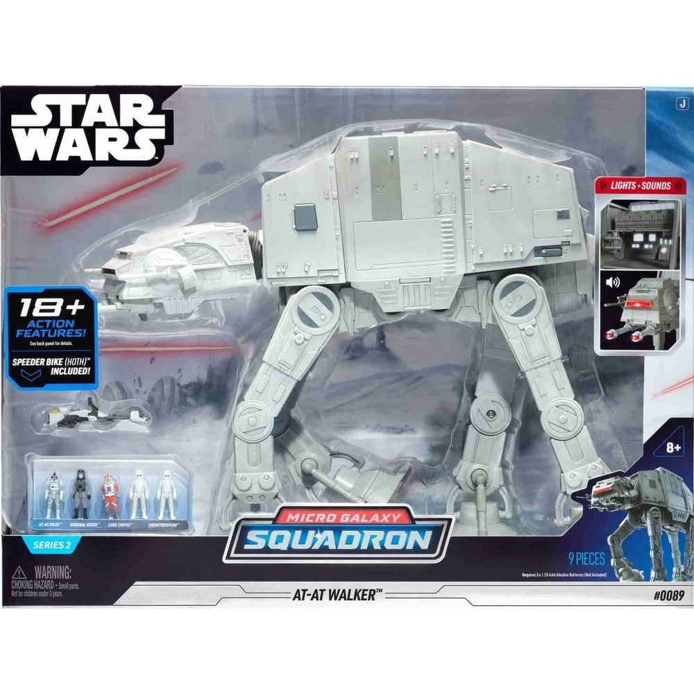 Star Wars 10-Inch AT-AT Walker Vehicle with Five 1-Inch Figures: $50.33 Star Wars 10-Inch AT-AT Walker Vehicle with Five 1-Inch Figures: $50.33