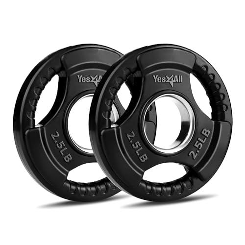 Yes4All 2.5lb Rubber Coated Weight Plate Pair: $18.50 Yes4All 2.5lb Rubber Coated Weight Plate Pair: $18.50