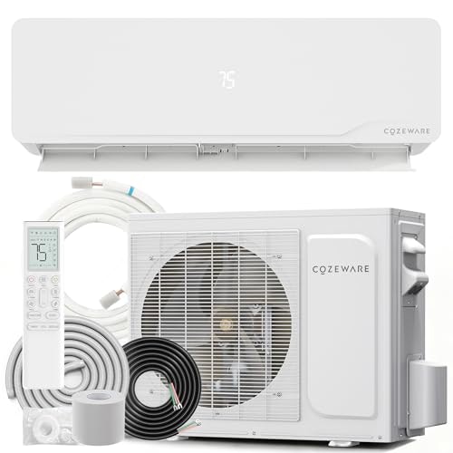 Cozeware 9,000 BTU 18 SEER2 Ductless Mini Split Air Conditioning and Heating System: $399.99 Cozeware 9,000 BTU 18 SEER2 Ductless Mini Split Air Conditioning and Heating System: $399.99