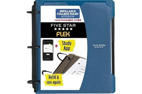 Five Star Flex 1-Inch Refillable Notebook: $8.99