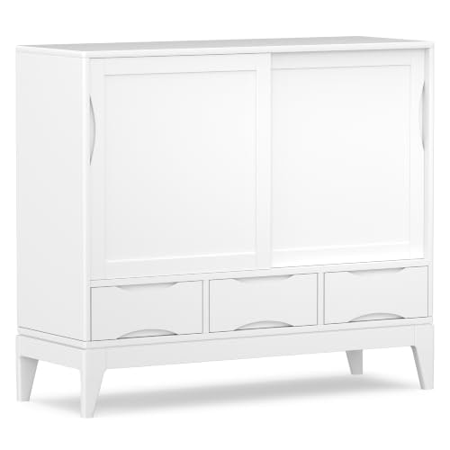 SimpliHome Harper 48-inch Solid Wood Storage Cabinet: $408.78 SimpliHome Harper 48-inch Solid Wood Storage Cabinet: $408.78