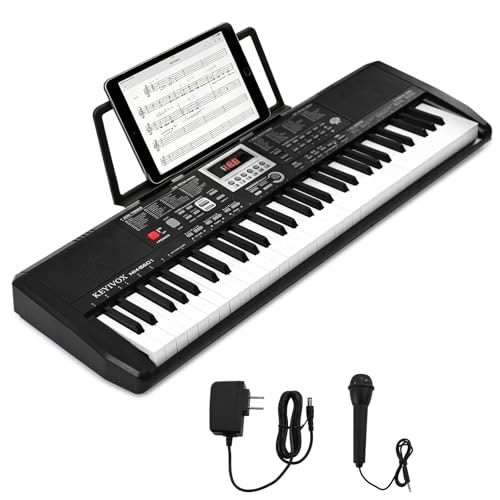 Keyivox 61-Key Electronic Keyboard Piano: $39.99 Keyivox 61-Key Electronic Keyboard Piano: $39.99