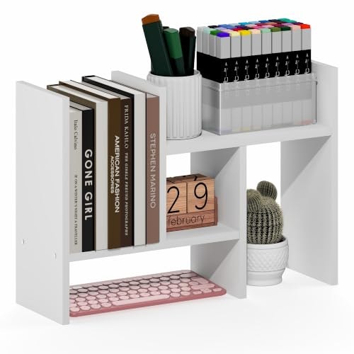 Furinno Adjustable Desk Organizer: $17.99