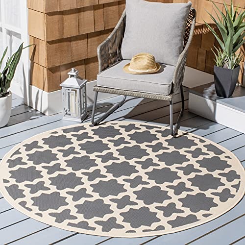 Safavieh Courtyard 6'7" Round Indoor/Outdoor Area Rug: $57.96