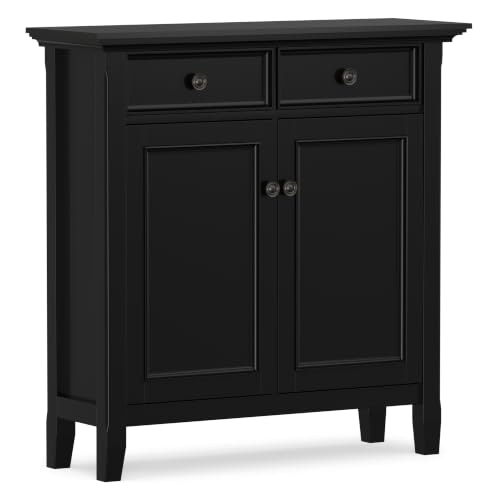 SimpliHome Amherst 36-Inch Wide Storage Cabinet: $322