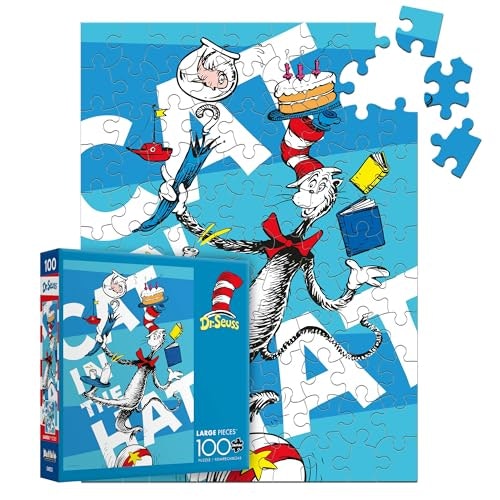 Buffalo Games Cat in the Hat 100-Piece Jigsaw Puzzle: $8.87 Buffalo Games Cat in the Hat 100-Piece Jigsaw Puzzle: $8.87