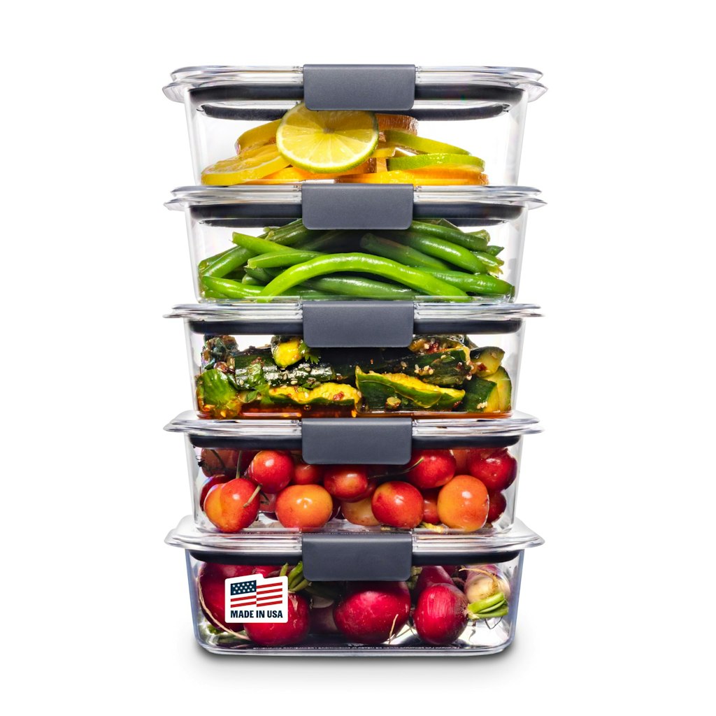 Rubbermaid Brilliance 3.2-Cup Food Storage Container 5-Pack: $25