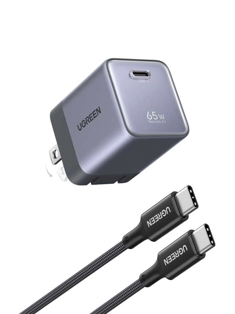 UGREEN Nexode Air 65W USB-C GaN Charger w/ 3.3-Foot Cable: $21