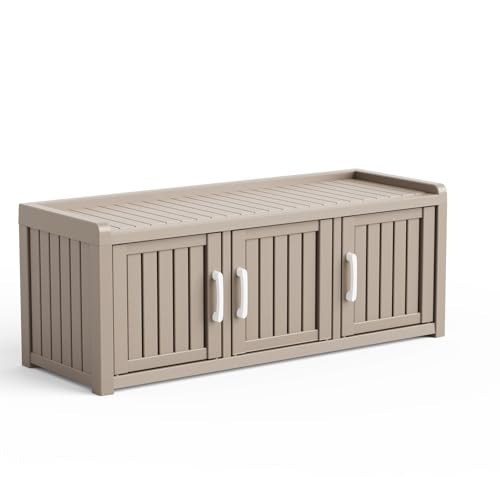 Trygoal 3-Door Shoe Storage Bench: $94.48