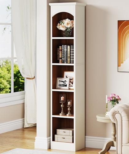 Tribesigns 70.9-Inch 5-Tier Slim Bookcase: $71.99