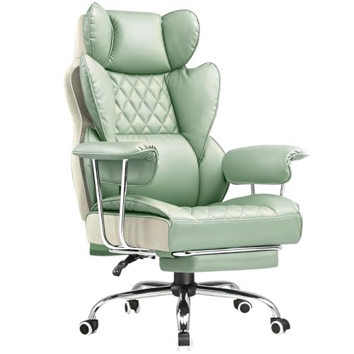 Comhoma Big and Tall Ergonomic Leather Office Chair: $169.99 Comhoma Big and Tall Ergonomic Leather Office Chair: $169.99