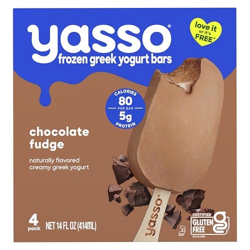 Yasso Chocolate Fudge Frozen Yogurt Bars 14oz: $4.50 Yasso Chocolate Fudge Frozen Yogurt Bars 14oz: $4.50