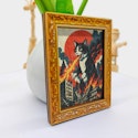 Fire Breathing Cat Fridge Magnet for $1 + free shipping w/ $25