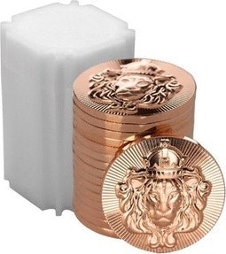 Scottsdale Roll of 20 Mint 1-oz Copper Stacker Rounds .999 Bullion: $144 Scottsdale Roll of 20 Mint 1-oz Copper Stacker Rounds .999 Bullion: $144