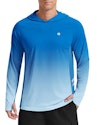 Pinspark Men's Long Sleeve UPF 50+ Sun Protection Fishing Hoodie for $8 + free shipping w/ Prime