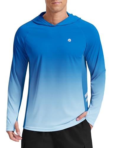 Pinspark Men's Long Sleeve UPF 50+ Sun Protection Fishing Hoodie: $7.99 Pinspark Men's Long Sleeve UPF 50+ Sun Protection Fishing Hoodie: $7.99