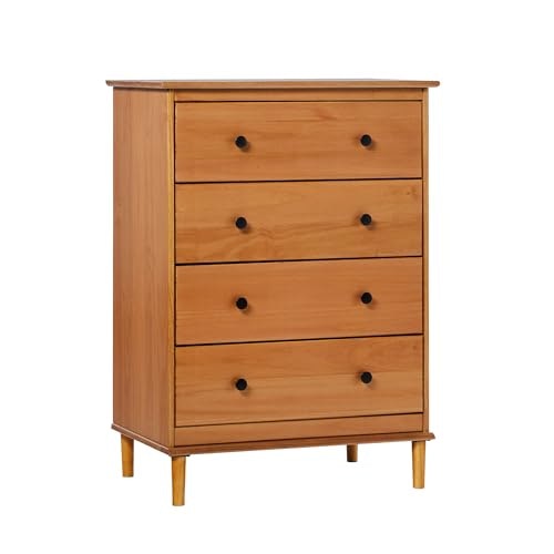 Walker Edison 40-Inch 4-Drawer Solid Wood Dresser: $124.99 Walker Edison 40-Inch 4-Drawer Solid Wood Dresser: $124.99