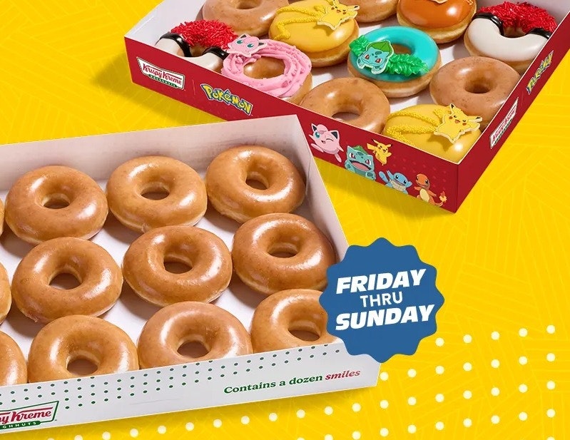 Krispy Kreme Original Glazed Dozen: $5 when you buy any other dozen