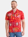 Stranger Things Men's Hellfire Club Print Button-Up Cotton Shirt (M only) for $5.40 + free shipping w/ $35