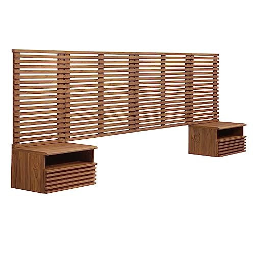 Modway Render King Wall-Mount Headboard and Nightstand Bedroom Set: $783.21 Modway Render King Wall-Mount Headboard and Nightstand Bedroom Set: $783.21