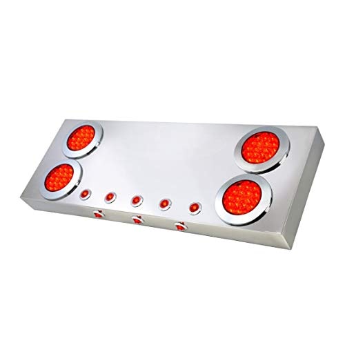 Grand General Stainless Steel Rear Center Light Panel with 4-Inch and 1-Inch Red LED Lights: $253.54 Grand General Stainless Steel Rear Center Light Panel with 4-Inch and 1-Inch Red LED Lights: $253.54