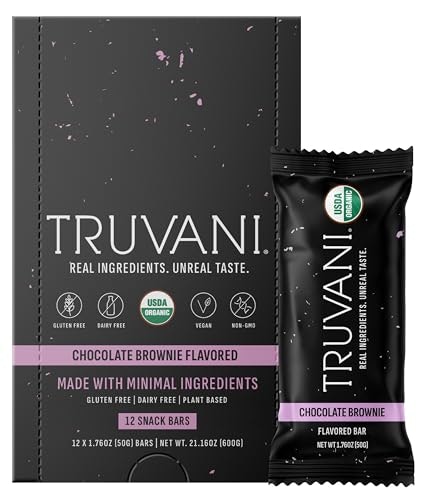 Truvani Plant-Based Chocolate Brownie Snack Bars 12-Pack: $27.98 Truvani Plant-Based Chocolate Brownie Snack Bars 12-Pack: $27.98