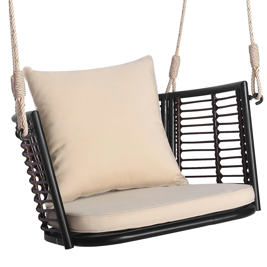Rattan Porch Swing: $61