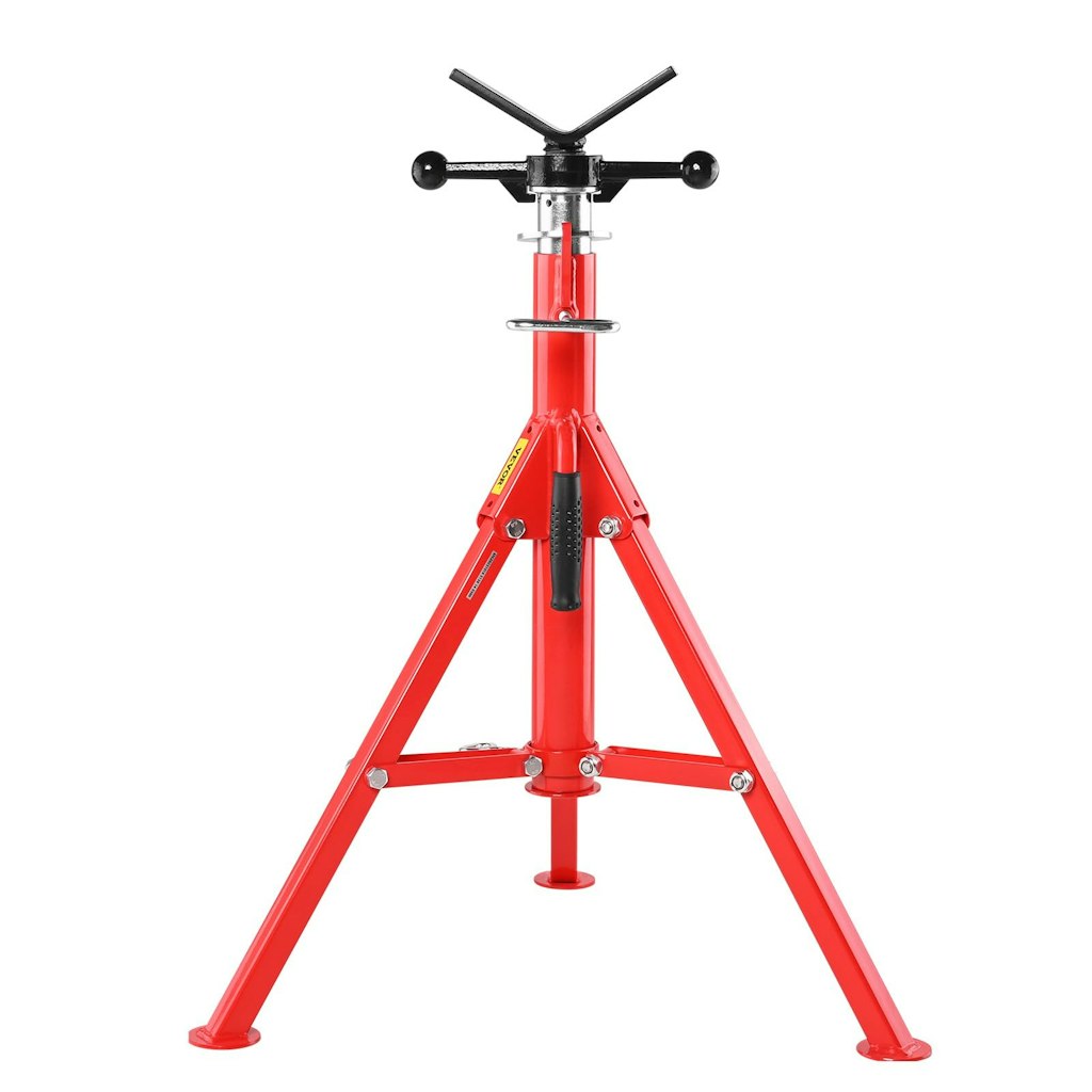 Vevor V-Head Pipe Stand for 1/8"-12" Pipes: $48
