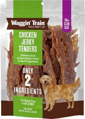 Waggin' Train Chicken Jerky Dog Treats 36-oz. Pouch: $29.94 Waggin' Train Chicken Jerky Dog Treats 36-oz. Pouch: $29.94