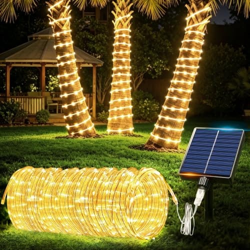Flvoecn LED Solar Rope Lights: From $7