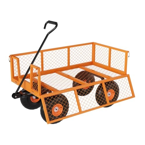 Garvee 500-lb Capacity Steel Utility Garden Cart: $79.99 Garvee 500-lb Capacity Steel Utility Garden Cart: $79.99
