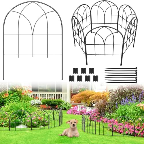 Youpehom 16.54" x 6.3-Foot Arched Garden Fence 6-Pack: $9.99 Youpehom 16.54" x 6.3-Foot Arched Garden Fence 6-Pack: $9.99
