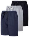 Real Essentials Men's Cotton French Terry Sweat Shorts w/ Pockets 3-Pack for $27 + free shipping w/ Prime