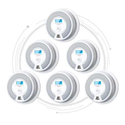 X-Sense SC07-W Wireless Interconnected Smoke & CO Detector 6-Pack for $237 + free shipping