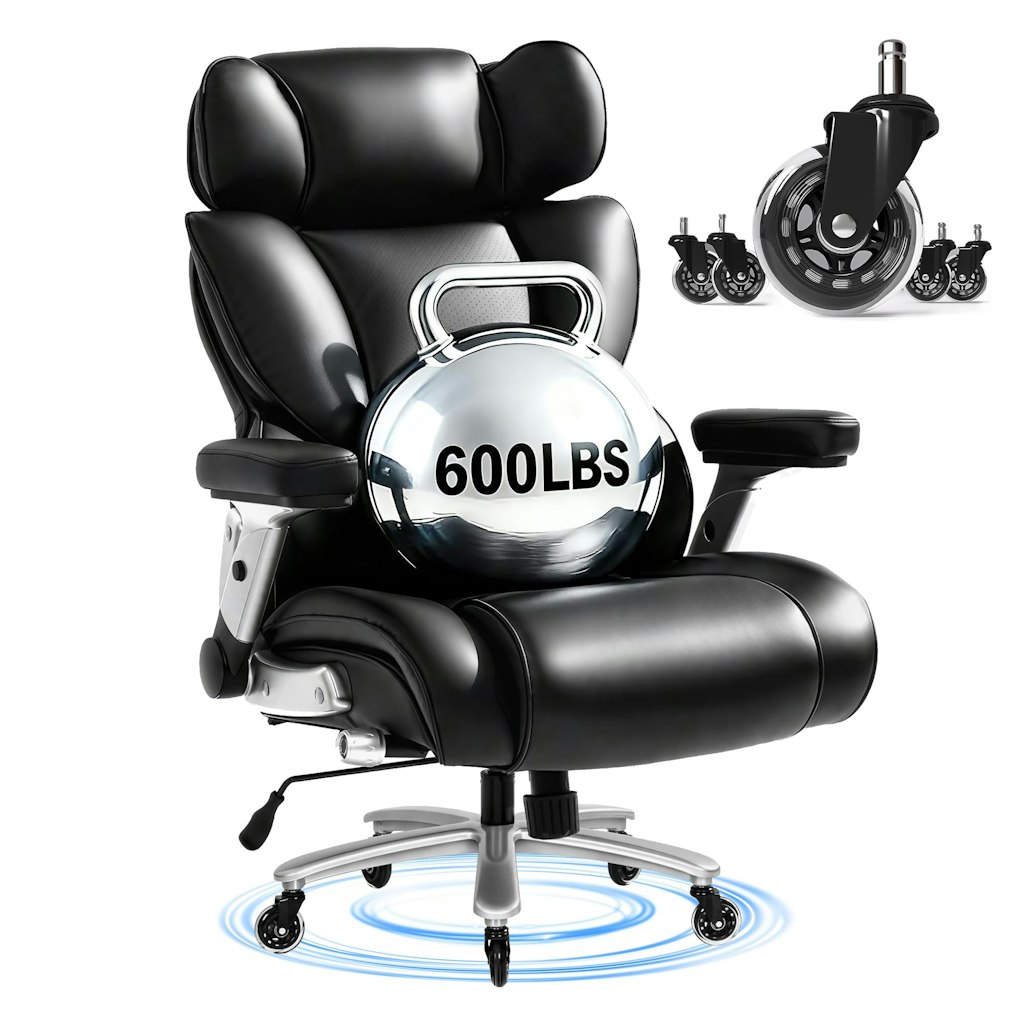 Flexispot Big & Tall 600lb PU Leather Office Chair: $230 Flexispot Big & Tall 600lb PU Leather Office Chair: $230