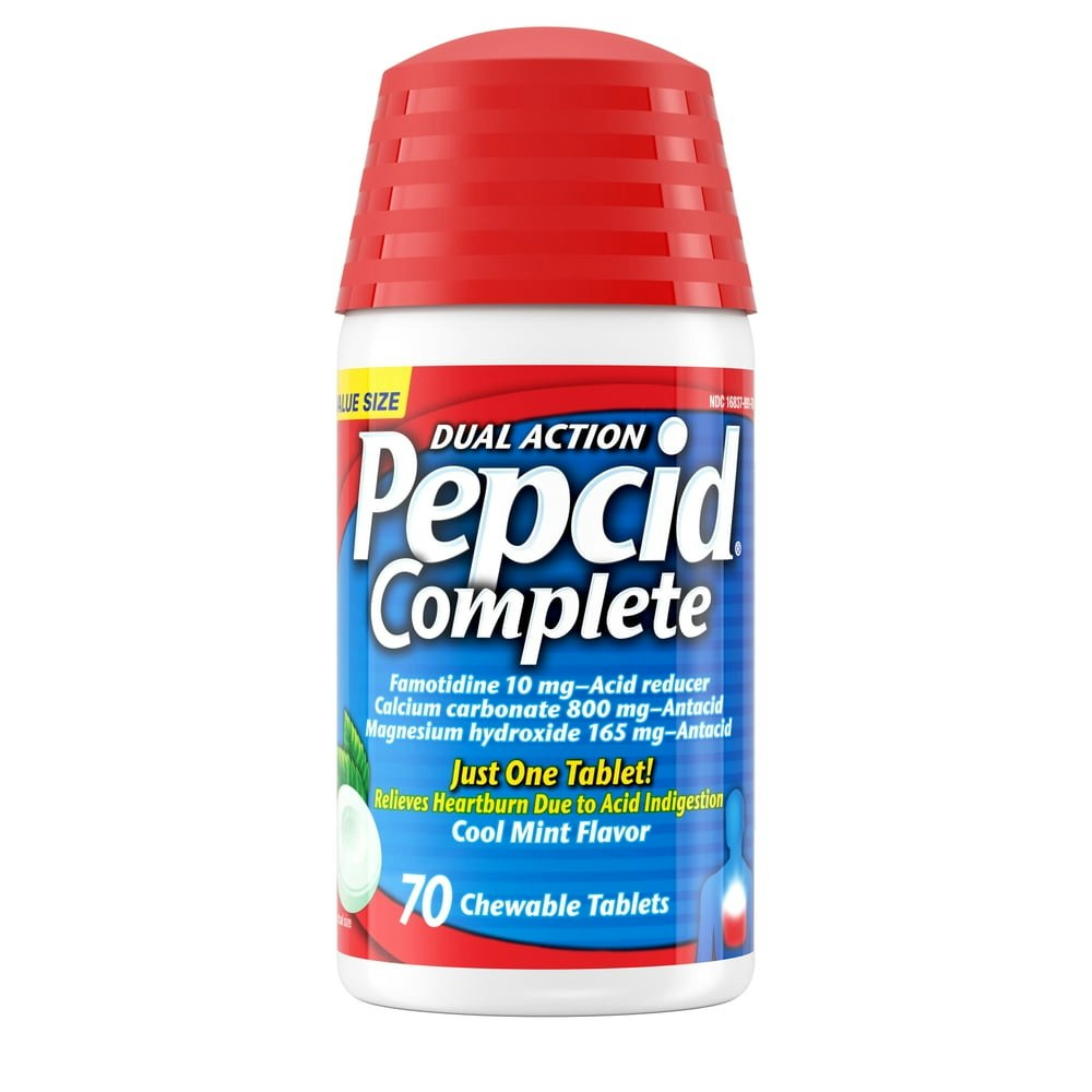 Pepcid Complete Acid Reducer and Antacid Chews 70-Count: $27.97 Pepcid Complete Acid Reducer and Antacid Chews 70-Count: $27.97